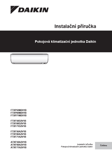 FTXP-M.FTXF-D.FTXF-A.ATXF-A_Installation manual_3PCS512025-10U_Czech download